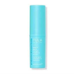 TULA Skincare Glow + Get It Cooling & Brightening Eye Balm, .35oz (10g), NIB